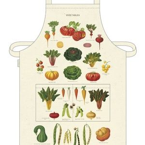 Cavallini Vegetables Apron NWOT